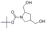 Tert-butyl 2,4-bis(hydroxymethyl)pyrrolidine-1-carboxylate Structure,1058737-58-8Structure