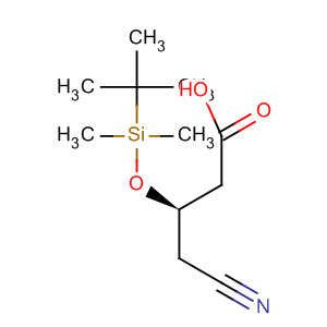 (R)-3-(tert-butyldimethylsilyloxy)-4-cyanobutanoic acid Structure,105876-28-6Structure