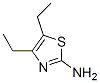 2-Thiazolamine, 4,5-diethyl- Structure,105955-86-0Structure