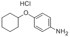 4-(Cyclohexyloxy)anilinehydrochloride Structure,105971-50-4Structure