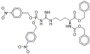 Nalpha-carbobenzyloxy-nomega-bis-p-nitrobenzylphospho-l-arginine benzyl ester Structure,105975-49-3Structure