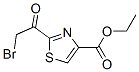 4-Thiazolecarboxylicacid,2-(bromoacetyl)-,ethylester(9ci) Structure,106060-93-9Structure