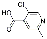 5-Chloro-2-methylisonicotinic acid Structure,1060810-03-8Structure