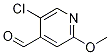 5-Chloro-2-methoxyisonicotinaldehyde Structure,1060810-36-7Structure