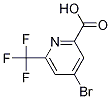 4-Bromo-6-(trifluoromethyl)picolinic acid Structure,1060810-68-5Structure