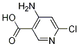 4-Amino-6-chloro-3-pyridinecarboxylic acid Structure,1060811-65-5Structure