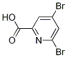 4,6-Dibromopicolinic acid Structure,1060815-78-2Structure