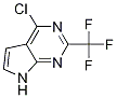 4-Chloro-2-(trifluoromethyl)-7h-pyrrolo[2,3-d]pyrimidine Structure,1060815-85-1Structure