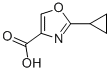 2-Cyclopropyl-1,3-oxazole-4-carboxylic acid Structure,1060816-04-7Structure