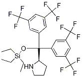 (R)-2-(bis(3,5-bis(trifluoromethyl)phenyl)(triethylsilyloxy)methyl)pyrrolidine Structure,1061307-56-9Structure