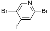 2,5-Dibromo-4-iodopyridine Structure,1061357-86-5Structure