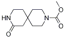 8-Oxo-3,9-diazaspiro[5.5]undecane-3-carboxylic acid methyl ester Structure,1061731-97-2Structure