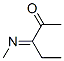 2-Pentanone, 3-(methylimino)-(9ci) Structure,106174-82-7Structure