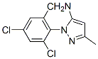 5-Methyl-2-(2,4,6-trichlorophenyl)-2h-pyrazol-3-ylamine Structure,106259-87-4Structure