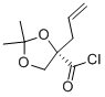 1,3-Dioxolane-4-carbonyl chloride, 2,2-dimethyl-4-(2-propenyl)-, (s)-(9ci) Structure,106268-01-3Structure