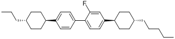 4-(Trans-4-pentylcyclohexyl)-4’’-(trans-4-propylcyclohexyl)-2-fluorobiphenyl Structure,106349-49-9Structure