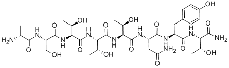 D-ala-ser-thr-thr-thr-asn-tyr-thr-nh2 Structure,106362-34-9Structure