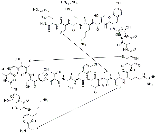 ω-Conotoxin gvia Structure,106375-28-4Structure