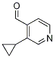 3-Cyclopropylisonicotinaldehyde Structure,1063960-86-0Structure