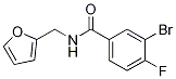 N-(furan-2-ylmethyl)3-bromo-4-fluoro-benzamide Structure,1065074-07-8Structure