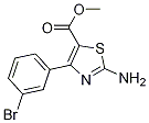 Methyl 2-amino-4-(3-bromophenyl)thiazole-5-carboxylate Structure,1065074-63-6Structure