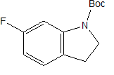 6-Fluoro-2,3-dihydro-1h-indole-1-carboxylic acid,1,1-dimethylethyl ester Structure,1065183-64-3Structure