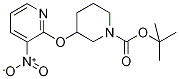 3-(3-Nitro-pyridin-2-yloxy)-piperidine-1-carboxylic acid tert-butyl ester Structure,1065484-07-2Structure