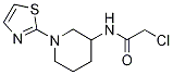 2-Chloro-n-(1-thiazol-2-yl-piperidin-3-yl)-acetamide Structure,1065484-55-0Structure