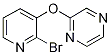 2-(2-Bromo-pyridin-3-yloxy)-pyrazine Structure,1065484-64-1Structure