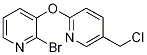 2-(2-Bromopyridin-3-yloxy)-5-(chloromethyl)pyridine Structure,1065484-66-3Structure