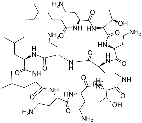 Colistin Structure,1066-17-7Structure