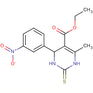 Ethyl 6-methyl-4-(3-nitrophenyl)-2-thioxo-1,2,3,4-tetrahydropyrimidine-5-carboxylate Structure,106720-50-7Structure