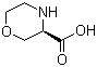 (3R)-3-morpholinecarboxylic acid Structure,106825-81-4Structure