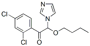 Ethanone, 2-butoxy-1-(2,4-dichlorophenyl)-2-(1h-imidazol-1-yl)- Structure,106837-08-5Structure