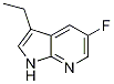 1H-pyrrolo[2,3-b]pyridine, 3-ethyl-5-fluoro- Structure,1068976-42-0Structure