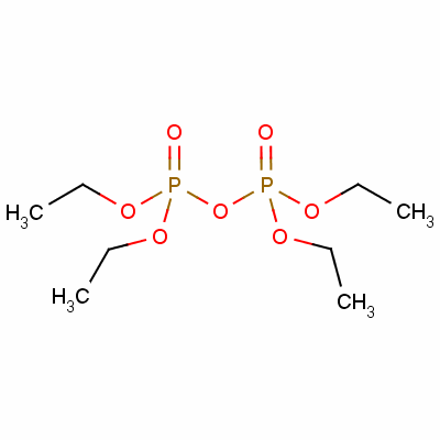 二磷酸四乙酯結(jié)構(gòu)式_107-49-3結(jié)構(gòu)式