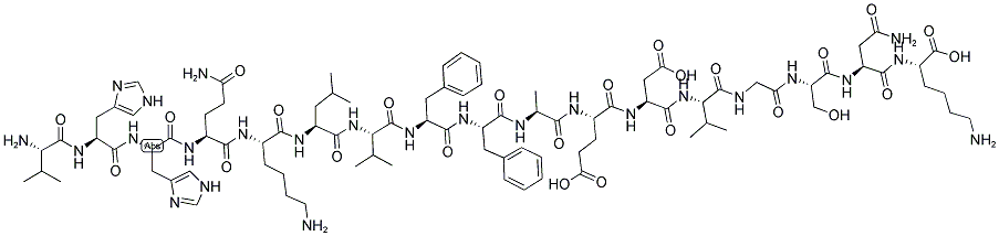 Amyloid β-protein Structure,107015-83-8Structure