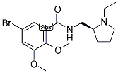 (-)-(S)-5-溴-2,3-二甲氧基-n-[(1-乙基-2-吡咯烷)甲基]-苯甲酰胺結(jié)構(gòu)式_107188-74-9結(jié)構(gòu)式