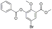 Methyl 3-(benzoyloxy)-5-bromo-2-methoxybenzoate Structure,107189-09-3Structure