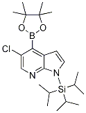 5-Chloro-4-(4,4,5,5-tetramethyl-[1,3,2]dioxaborolan-2-yl)-1-triisopropylsilanyl-1h-pyrrolo[2,3-b]pyridine Structure,1072152-34-1Structure