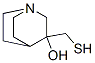 1-Azabicyclo[2.2.2]octan-3-ol,3-(mercaptomethyl)- Structure,107220-26-8Structure