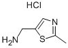 2-Methyl-4-thiazolemethanaminehydrochloride Structure,1072806-63-3Structure