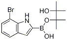 7-Bromo-1H-indole-2-boronic acid pinacol ester Structure,1072812-23-7Structure