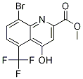 Methyl 8-bromo-4-hydroxy-5-trifluoromethylquinoline-2-carboxylate Structure,1072944-77-4Structure