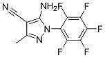 5-Amino-4-cyano-3-methyl-1-(perfluorophenyl)pyrazole Structure,1072944-84-3Structure