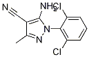 5-Amino-4-cyano-1-(2,6-dichlorophenyl)-3-methylpyrazole Structure,1072944-85-4Structure