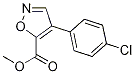 Methyl 4-(4-chlorophenyl)isoxazole-5-carboxylate Structure,1072944-87-6Structure