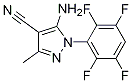 5-Amino-4-cyano-3-methyl-1-(2,3,5,6-tetrafluorophenyl)pyrazole Structure,1072944-90-1Structure