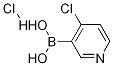 4-Chloropyridine-3-boronic acid , HCl Structure,1072945-69-7Structure