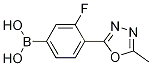 3-Fluoro-4-(5-methyl-1,3,4-oxadiazol-2-yl)phenylboronic acid Structure,1072945-71-1Structure